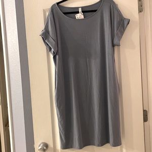 Zenana Premium dress size XL. Blue. Pockets. Brand new with tags.